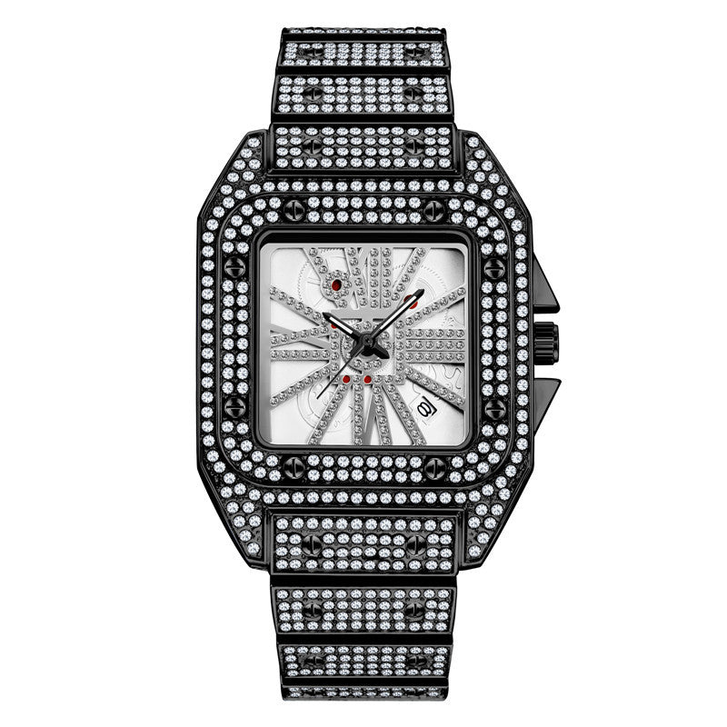 Royal dynasty full diamond dial Men's luxury Watch